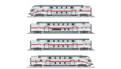 LILIPUT 133850 4-part electric multiple unit, KISS, DB AG, IC version, single-leaf doors, Ep.VI