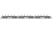 LILIPUT 260167 3-piece set, 4-axle heavy-duty wagon, SSy 45, DB, Ep.III