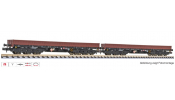 LILIPUT 260198 2-Unit Set 6-Axle Heavy Load Wagon DB (AG) Brown/Black Ep.V