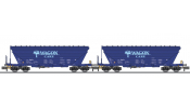 LILIPUT 260221 2-piece set, grain transport wagon, Uagpps, Waggon Care, Slovenia, Ep.V-VI LILIPUT 260221 2-piece set, grain transport wagon, Uagpps, Waggon Care, Slovenia, Ep.V-VI