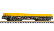 LILIPUT 265691 6-Axle Heavy Load Wagon DBG Bauzugwagen Yellow/Black Ep.V-VI