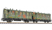 LILIPUT 330518 2-Unit Set Short Coaches (2nd and 3rd Class) Ep.II Camouflaged