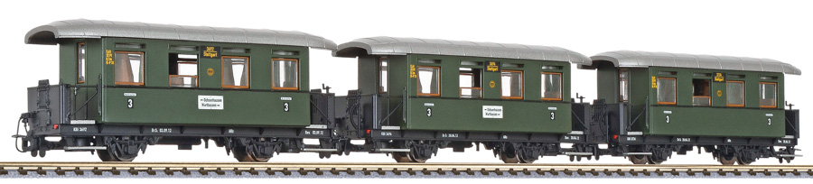 Liliput H0 - L230170-1/L230170-2 - Conjunto de vagones de tren de