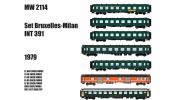 LS Models MW2114 7er Set Personenwagen Set Brüssel-Mailand Ep.IV