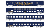 LS Models 97002N 4er Set Nachtzugwagen CNL, Ep.V, CNL 212/213, Set I