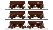 Märklin 46308 Önürítős teherkocsi (6 db), Tdrrs, Rail Cargo Austria, ÖBB, VI (6×2×700580)