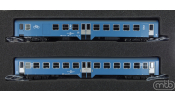 MTB H0-Bhv-BDbh Személykocsi (2 db), 2. osztály, Bhv+ BDbh, MÁV, DCC MTB H0-Bhv-BDbh Személykocsi (2 db), 2. osztály, Bhv+ BDbh, MÁV, DCC