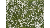 NOCH 07256 Bodendecker-Foliage Wiese weiß 12 x 18 cm