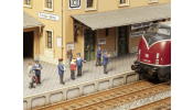 NOCH 12800 Hangmodul + figurák: A peronon
