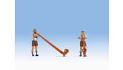 NOCH 12821 Hangmodul + figurák: Alphorn Players