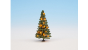 NOCH 22121 Beleuchteter Weihnachtsbaum, grün, mit 20 LEDs, 8 cm hoch