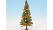 NOCH 22131 Beleuchteter Weihnachtsbaum, grün, mit 30 LEDs, 12 cm hoch