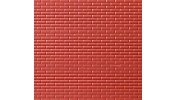 NOCH 55004 Dekorlap, téglafal, vörös, 30x18 cm, 1:50