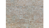 NOCH 56642 3D Cardboard Sheet Lime Stone Wall, beige