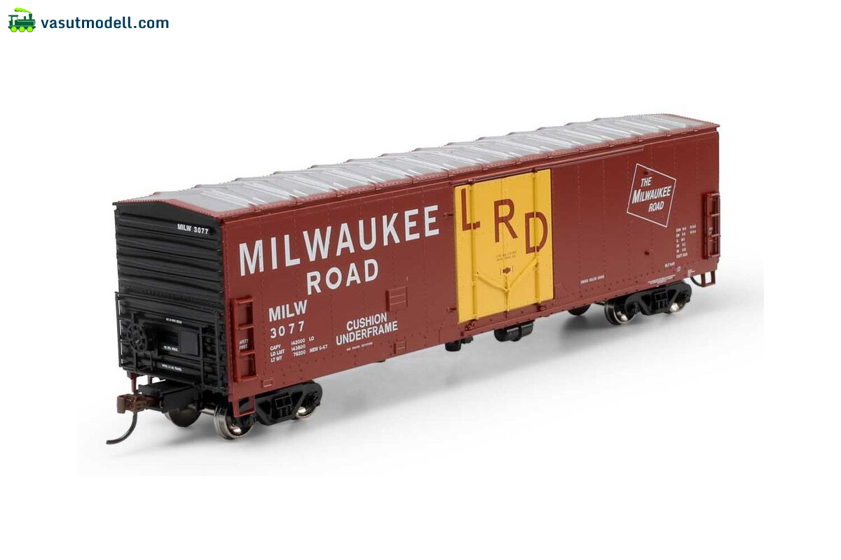 NOCH 75002059 ATHEARN 2059 - 50 Youngstown Plug Door Box Car, MILW #3077 NOCH 75002059 ATHEARN 2059 - 50 Youngstown Plug Door Box Car, MILW #3077