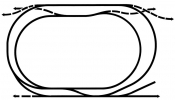 NOCH 81600 Rosenheim félkész terepasztal (160×100×23,5 cm) - Faller Car-system, libegő előkészítéssel