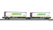 PIKO 24635 T3000e Wascosa mit 2 Trailer Ambrogio VI