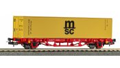 PIKO 27726 Containertrgwg. MSC NS V 1x40