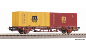 PIKO 27750 Containertragwg. 2x 20   MSC Container FS V