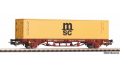 PIKO 27751 Containertragwg. 1x 40   MSC Container FS VI