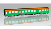 PIKO 28003 Halberstädter Mitteleinstiegswg. grün 2. Kl. br. Dach DR IV, andere Nr.