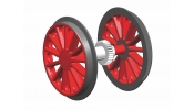 PIKO 36178 G-Wheel Set BR 260 w Traction red