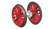 PIKO 36179 G-Wheel Set BR 260 w Traction red
