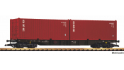 PIKO 37755 G-Containertragwg. 2 Container DSR DR IV