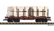 PIKO 38799 G-Rungenwg. PRR mit Holzladung