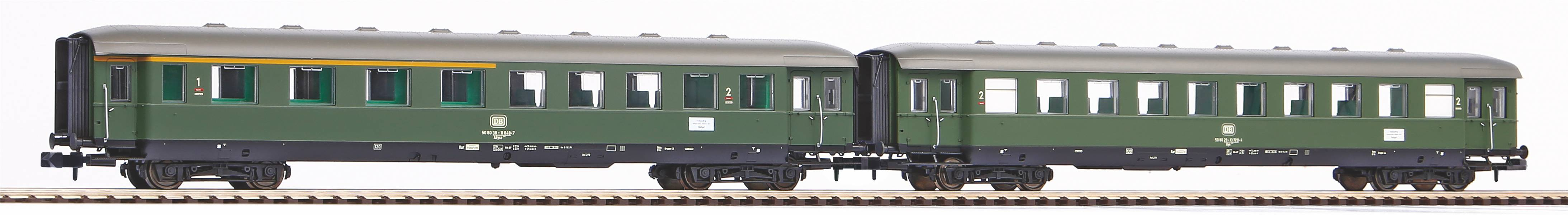 PIKO 40621 N 2er Set Sch rzeneilzugwg 2 Kl Und 1 2 Kl DB IV piko-40621-n-2er-set-sch-rzeneilzugwg-2-kl-und-1-2-kl-db-iv
