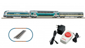PIKO 57139 Analóg kezdőkészlet: Alex Herkules + személyvonat (ágyazatos A-Geis sínekkel)