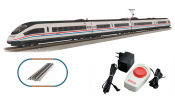 PIKO 57198 Analóg kezdőkészlet: ICE 3, Amtrak (ágyazatos A-Geis sínekkel)