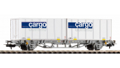 PIKO 58732 Postcontainerwg. mit 2x 20 Container Cargo Domino SBB V