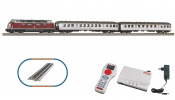 PIKO 59018 Digitális kezdőkészlet: DB Personenzug BR 220 mit 2 wg. A-Gleis & B IV (SmartControl WLAN vezérlővel, ágyazatos sínnel)
