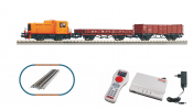 PIKO 59101 Digitális kezdőkészlet: DR TGK2 mit 2 Güterwg. A-Gleis & B IV (SmartControl WLAN vezérlővel, ágyazatos sínnel)