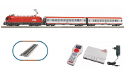 PIKO 59104 Digitális kezdőkészlet: ÖBB Taurus mit 2 Schnellzugwg. A-Gleis & B V (SmartControl WLAN vezérlővel, ágyazatos sínnel)