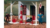PIKO 62286 Texaco Gas Pump & Accessories