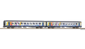 PIKO 94510 N-2er Set Corailwg. ALSACE 2x 2.Kl. SNCF VI