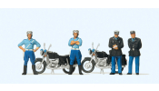 PREISER 10191 Gendarmerie, francia motoros csendőri egység