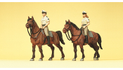 PREISER 10389 Német lovasrendőrök nyári egyenruhában