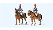 PREISER 10435 Francia Köztársasági Gárda lovasai