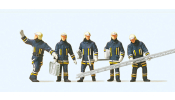 PREISER 10484 Tűzoltók védőruhában bevetésen