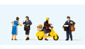 PREISER 10610 Német postások (Deutsche Bundespost)