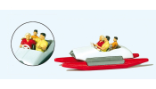 PREISER 10683 Familie im Tretboot (2)