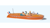 PREISER 10689 Motorboot Riva Ariston mit Be