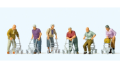 PREISER 10718 Senioren mit Rollator