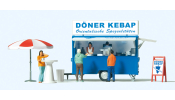 PREISER 10747 Verkaufswagen Döner Kebap