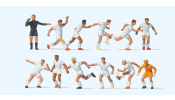 PREISER 10762 Fussballmannschaft. Weiße Tri