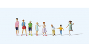 PREISER 10766 Jugendliche und Kinder