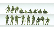 PREISER 16510 Német harckocsizók és katonai forgalomirányítók, Bundeswehr (festetlen) PREISER 16510 Német harckocsizók és katonai forgalomirányítók, Bundeswehr (festetlen)